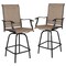 Flash Furniture 2PK Outdoor Stool - 30 inch Patio Bar Stool, Brown 2-ET-SWVLPTO-30-GG - alternate 6